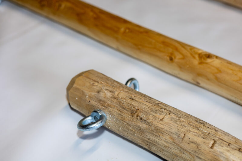 Pali per tende in legno