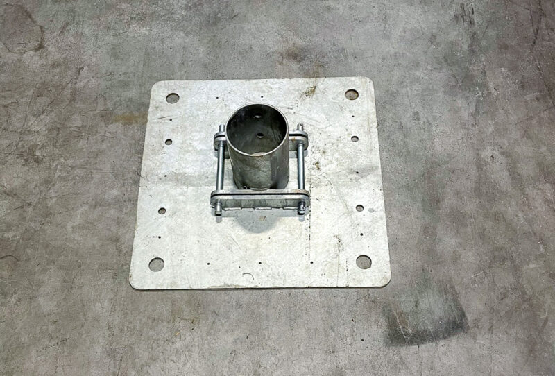 Piastra di base per palo centrale